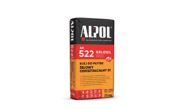 Nowy klej do płytek wielkoformatowych ALPOL AK 522 GELOSIL MAX
