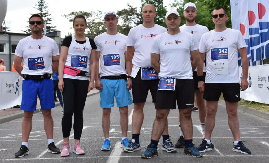 Biegacze Aliplast Running Team wzięli udział w półmaratonie
