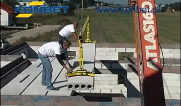 KONBET - układanie stropu panelowego SMART 60