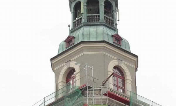Kończy się remont wieży olsztyńskiego ratusza