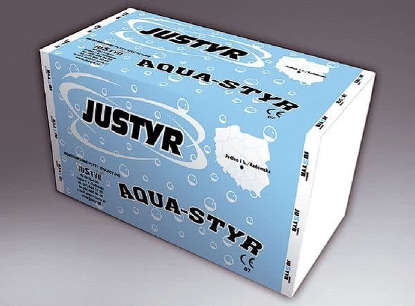 Wodoodporne płyty izolacyjne JUSTYR AQUA-STYR