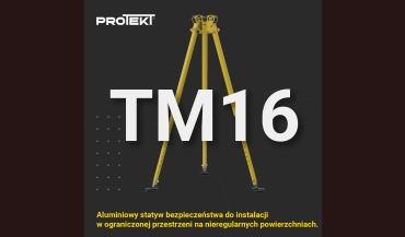 Nowość! TM 16 - kompaktowy aluminiowy statyw bezpieczeństwa na przyssawkach