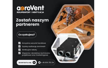 AeroVent zaprasza instalatorów HVAC do współpracy